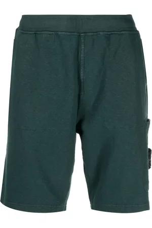 Stone Island Compass-motif cotton shorts