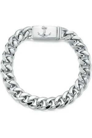 Mateo Anchor Lock chain-link bracelet