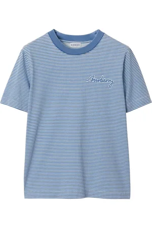 Burberry Striped cotton T-shirt