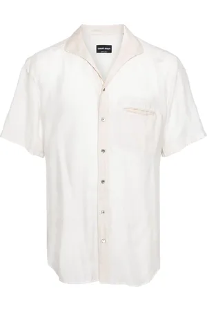 Giorgio Armani Shawl-lapel button-down shirt