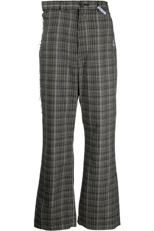 Maison Mihara Yasuhiro Check-pattern trousers