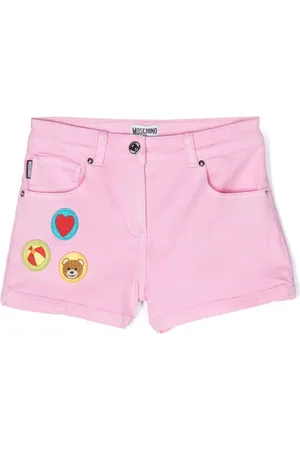 Moschino Patch-detail mini shorts