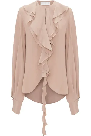 Victoria Beckham Ruffled silk blouse
