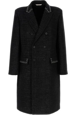 VALENTINO GARAVANI Cabochon-embellished double-breasted coat