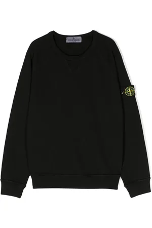Stone Island Compass-badge cotton sweatshirt
