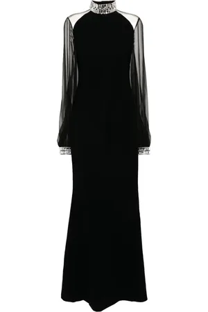 JEAN-LOUIS SABAJI Crystal-embellished gown