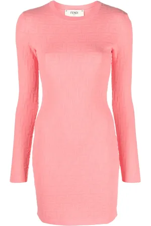 Fendi Monogram-pattern mini dress