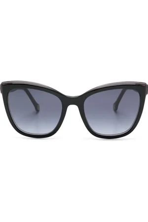 Carolina Herrera Logo-print cat-eye frame sunglasses