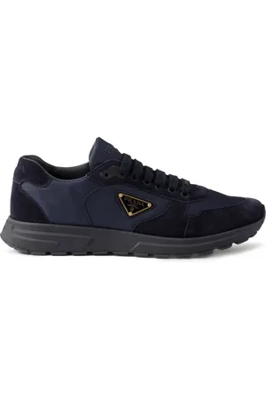 Prada Prax 01 suede-panelled sneakers