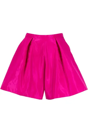 Zuhair Murad Satin-finish high-waisted shorts