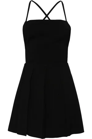Low Classic Criss-cross strap mini dress