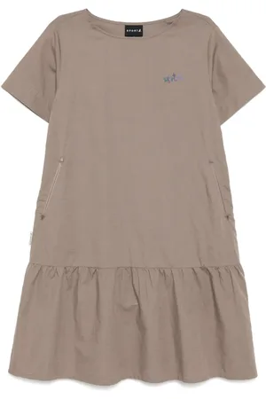 AGNÈS B. Embroidered-logo dress