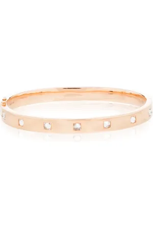 Anita 18kt rose gold Oval diamond bracelet