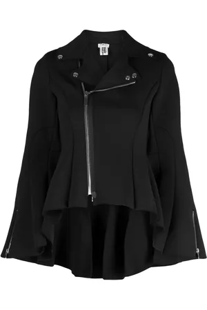 NOIR KEI NINOMIYA Peplum-hem zip-up jacket