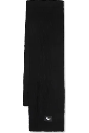 HUGO BOSS Ribbed scarf