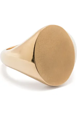 Ilaria Icardi 12K yellow signet ring