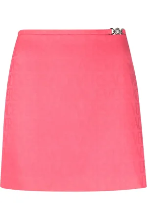 VERSACE Medusa Head-motif virgin wool skirt
