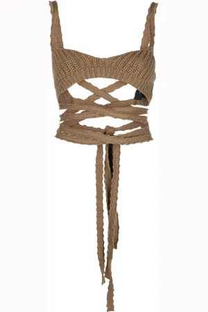 Alanui Palm Springs knitted top