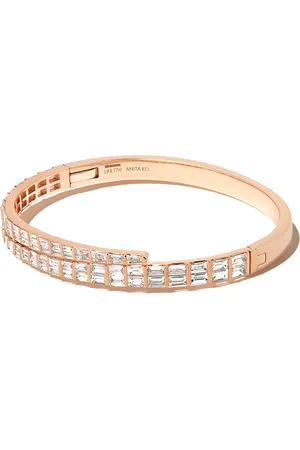 Anita 18kt rose gold Coil diamond bracelet