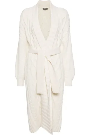 N.PEAL Cable-knit organic cashmere cardigan