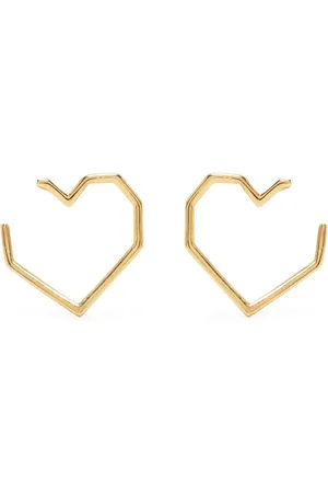 Aliita 14kt yellow Coraz??n earrings
