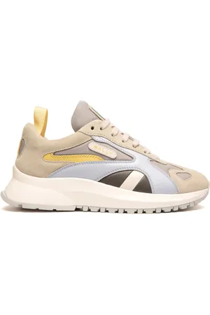 Bally Logo-appliqu?? colour-block suede sneakers