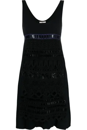 Prada 2000s panelled sleeveless dress