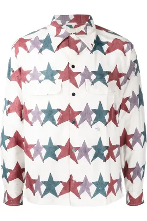 Story Star-print button-up shirt