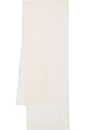 Faliero Sarti Frayed-edge knitted scarf