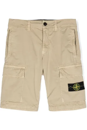 Stone Island Logo-patch cargo-pocket shorts