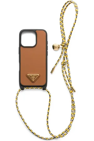 Prada Leather iPhone 16 Pro case