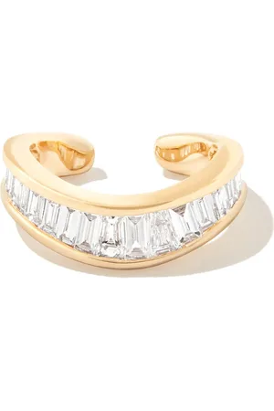 Anita 18K yellow diamond single ear cuff
