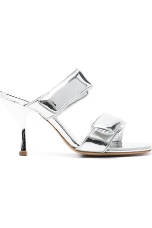 Gia Borghini 80mm Perni 03 laminated sandals