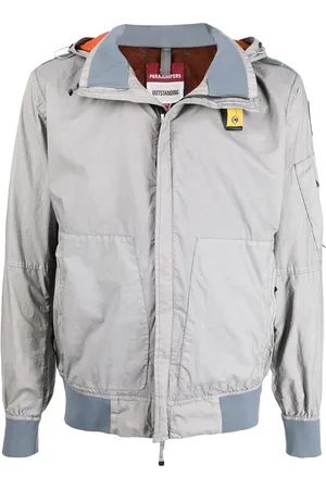 Parajumpers Crinkled zip-up hooded jacket