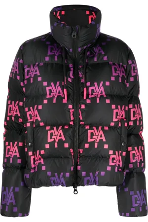 Duvetica Monogram-pattern quilted jacket