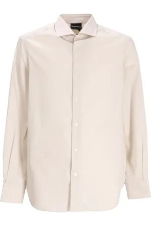Emporio Armani Long-sleeved cotton shirt