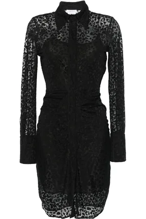Alexander McQueen Leopard devor?? mini dress