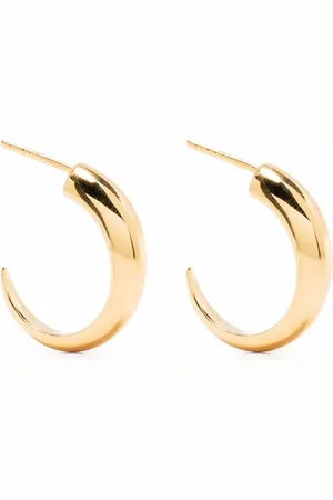 Missoma Medium plain claw hoop earrings