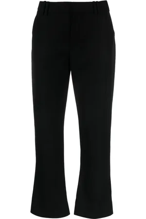 Balmain Virgin-wool cropped trousers