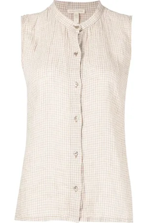 Eileen Fisher Sleeveless button-up shirt