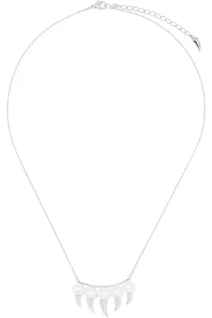 Tasaki 18kt white gold diamond Danger Fang necklace