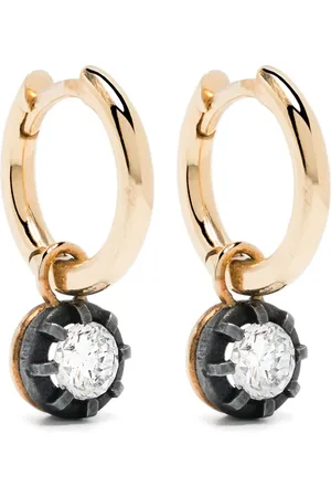 LEANDRA BAGS 18kt yellow diamond earrings