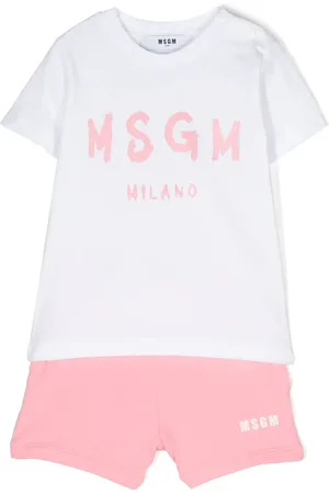 Msgm Logo-print cotton tracksuit set