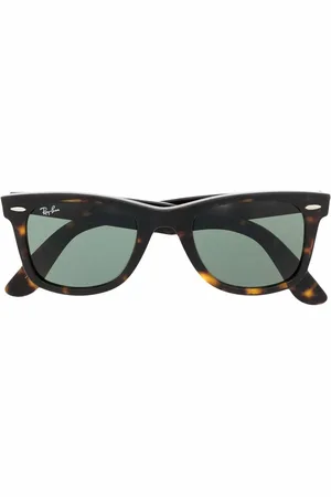 Ray-Ban Tortoiseshell-effect wayfarer-frame sunglasses