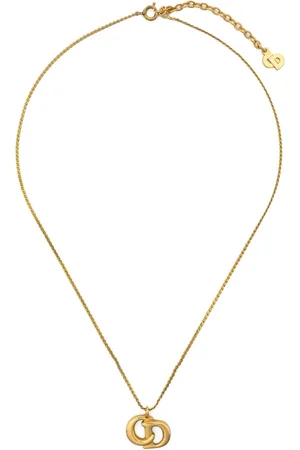 Dior 2000s CD-pendant polished necklace
