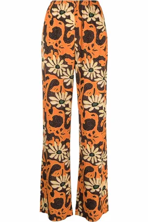 Nanushka Floral wide-leg trousers