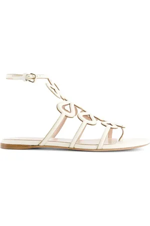Giambattista Valli Bow-detailing leather sandals