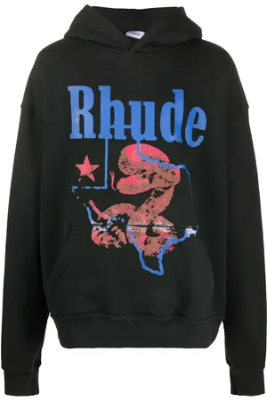 Rhude Oversized logo hoodie