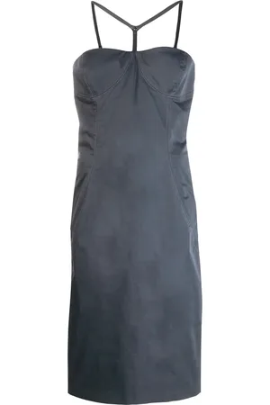 VERSACE Bustier midi dress