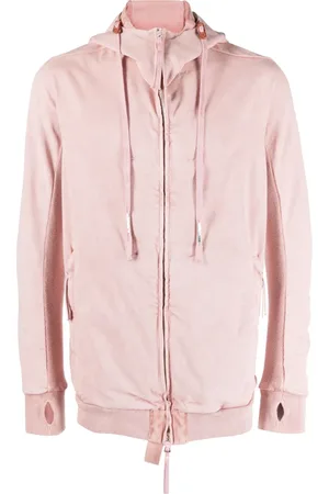11 BY BORIS BIDJAN SABERI Zip-up cotton hooded jacket